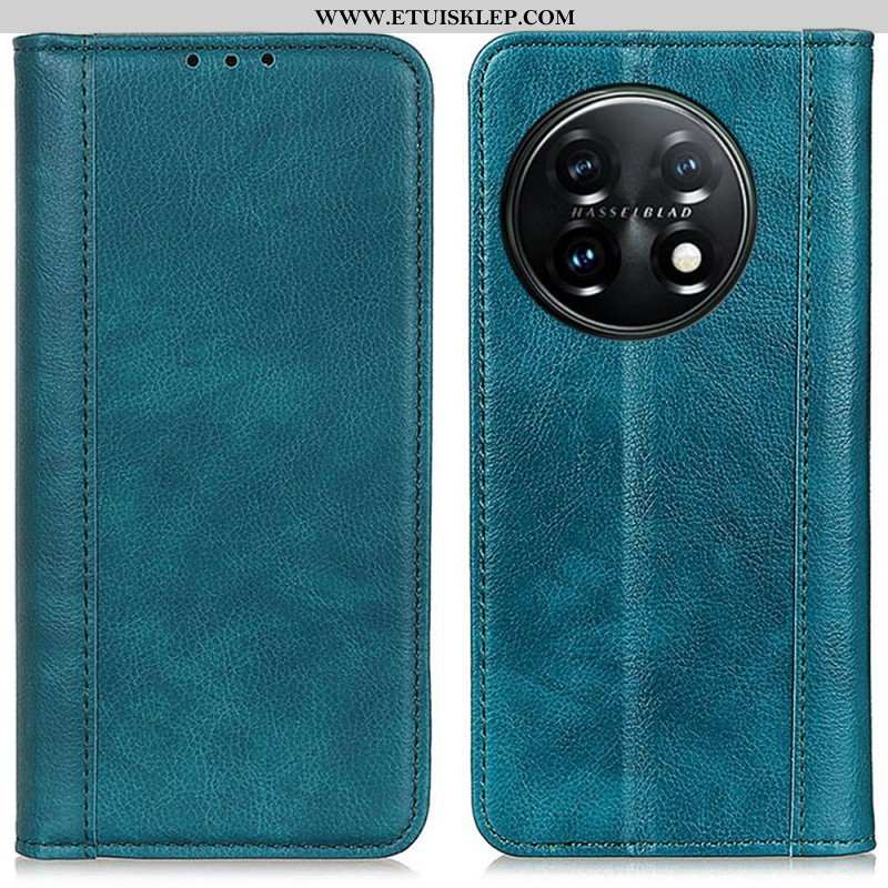Etui Na Telefon do OnePlus 11 5G Etui Folio Stylowa Skóra Dwoinowa